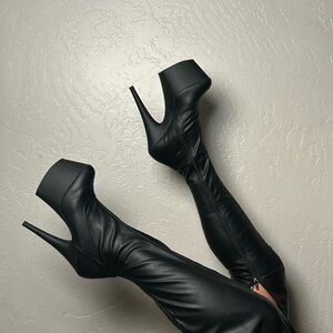 Pleaser Adore 3000 Thigh High Heels